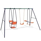 vidaXL Kinderschaukel 5 Sitzen Gartenschaukel Schaukelgestell Schaukelgerüst