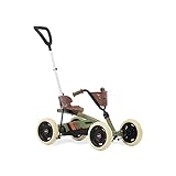 BERG Pedal-Gokart Buzzy Retro 2-in-1 incl. Schubstange | Kinderfahrzeug, Tretauto, Sicherheit und Stabilität, Kinderspielzeug geeignet für Kinder im Alter von 2-5 Jahren