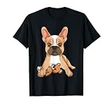 Französische Bulldogge Hunde Liebe Frenchie Frauchen T-Shirt