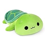 shownicer Plüschtier Schildkröte Kuscheltier Stofftier Kawaii Schildkröte Plüsch Kissen Spielzeug Wurfkissen Schmusetier Geschenk für Kinder Mädchen 12+ Jahre (Grün, 30cm)