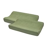 Meyco Baby Olive Green Wickelauflagenbezug frottee 50x70cm - 2-pack
