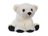 Wild Republic 10845 Cuddlekins Mini Eisbär Bär Plüsch, 20 cm, Weiß