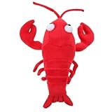 HOLIDYOYO Kuscheltier-languste Weiches Plüschtier Für Junge Mädchen Niedliches Loblobster-dekorationstier Perfektes Für Geburtstagsfeiern Und Anlässe