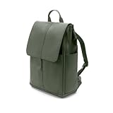 Bugaboo Wickelrucksack, Wasserabweisende Tasche aus nachhaltigem Material, Einfach zu reinigen, mit Wickelunterlage und isolierter Halterung für Flaschen, Forest Green
