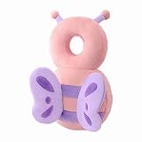 PandaEar Baby Kopfschutz Rucksack | Verstellbarer Kopfschutz für Kleinkinder | Sicherheitskissen für Laufanfänger (Rosa)