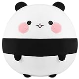 GAGAKU Panda Plüschkissen 33cm Panda Plüschtier Kuscheltie für Kinder Panda Erwachsene, süßes Panda Stofftier, Geschenk für Geburtstag/Jahrestag