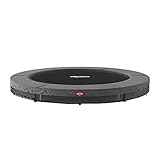 BERG Favorit InGround 200 Grau | Premium Trampolin, Hohe Qualität Kinder Trampolin, Robust und Sicher, Rund