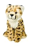Teddys Rothenburg Kuscheltier Gepard sitzend beige/schwarz 28 cm Plüschgepard Plüschtier