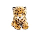 Uni-Toys - Gepard Junges, sitzend - 22 cm (Höhe) - Plüsch-Wildtier - Plüschtier, Kuscheltier