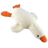 DvBCNMe Gans Kuscheltier, Weiches Plüschtier Für Kinder, 50 cm Große Gans Spielzeug, Ente Kuscheltier, Plüschtier Gans, Schlafbegleiter