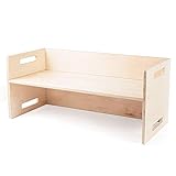 Ehrenkind® Hocker XL | Bank Montessori Kinder Wendebank aus Birkenschichtholz