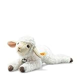Steiff Boecky Lamm - 35 cm - Kuscheltier - Creme liegend, Whisper White, 067440