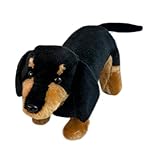 Generisch Hund Rauhaardackel 25cm, Kuscheltier, Plüschtier Mit Recycelter Füllung, Weiches Plüsch-Überwurfkissen