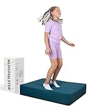 CALLMEJOY® Hüpfpolster für Kinder – 100x75x18 cm – Premium Hüpfmatratze, waschbar, Anti-Rutsch, OEKO-TEX zertifiziert, Made in Europa (Petrol)