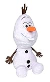 Simba 6315877638 - Disney Frozen II Olaf Schneemann, 50cm, Eiskönigin, Elsa, Plüschfigur, ab den ersten Lebensmonaten