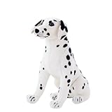 Xiyocadt Realistischer Hund, Stofftier, Spielzeug, Bezaubernd, PlüSchhund Stehend Stofftier Lebensecht PlüSchtier Spielzeug FüR Kinder Jungen MäDchen (30cm,Dalmatiner)