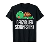 Offizielles Schlafshirt Pyjama Schildkröte Turtle Geschenk T-Shirt