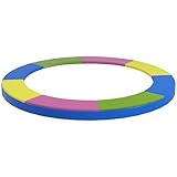 SPORTNOW Trampolin Randabdeckung Ø305 cm breit, Reißfest UV-resistent Federabdeckung, Wasserdicht, Trampolinzubehör Randschutz Sicherheitsnetz Ersatzteile für Gartentrampoline, Bunt