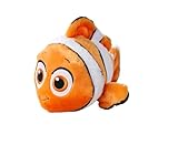 Simba Toys - Disney Pixar Flufflets Nemo Plüschtier (25 cm) – kuscheliger Clownfisch aus Findet Nemo – weiches Stofftier mit Flossen – für Kinder ab 0 Jahren, Plüschspielzeug zum Schmusen