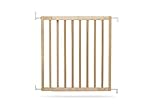 Geuther 2710 Schwenk-Türschutzgitter Danny | Passung: 63,5-105,5 cm | Höhe 75 cm | Sicherheitsgitter für Kinder | 2-Aktionen-Sicherheitsverschluss | in 4 Farben erhältlich | Unbehandeltes Holz