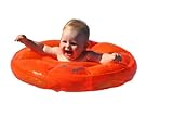 Flipper SwimSafe 1040 - Schwimmsitz für Babys ab 3 Monaten, Schwimmhilfe mit 3 Luftkammern und ohne Gurte, Durchmesser ca. 62 cm