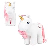 My Little Pony, Moondancer Plüsch, 40-jähriges Jubiläum, Retro-Pferd-Geschenke für Mädchen und Jungen, Sammlerstück, Vintage-Pferdspielzeug für Kinder, Einhorn-Spielzeug für Jungen und Mädchen ab 3