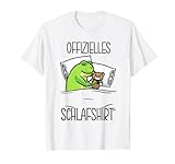 Frosch Kuscheltier Offizielles Schlafshirt Kröte Pyjama T-Shirt