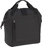 LÄSSIG Baby Wickelrucksack Wickeltasche inkl. Wickelzubehör Rucksack mit Wickelunterlage nachhaltig produziert/Goldie Up Backpack black 1103034000