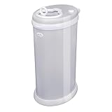 Ubbi Steel Diaper Pail, Odor Locking, No Special Bag Required, Award-Winning, Registry Must-Have, Grey