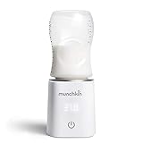 Munchkin Der neue 37° digitale Flaschenwärmer - die gute Temperatur, jedes Mal, Weiß, 1 Stück (1er Pack)