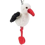 Schaffer 0207 Plüsch Schlüsselanhänger Storch Dudu