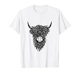 Highland Cattle Cow Hochlandrind Hochlandkuh Rind Kuh T-Shirt