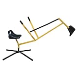 PLAY FUN Aufsitzbagger | 360° drehbarer Kinderbagger | Sandkastenbagger aus Metall | Sandspielzeug mit beweglichem Baggerarm | Outdoor Kinderspielzeug für Kinder