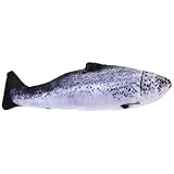 SOIMISS Forellen Kissen PlüSchkissen Fischform Wurfkissen Weiches Stofftier FüR Sofa Schlafzimmer Auto Dekoration Und Kinder Spielzeug
