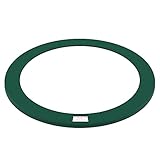 SONGMICS Trampolin Abdeckung, Ø 366 cm, Randschutz, Sicherheitsmatte, UV-beständig, Trampolin Zubehör, Reißfest, Standardgröße, Grün STP12GN