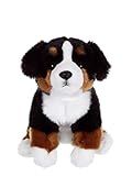 GIPSY TOYS - Sitzender Hund 25 cm Berner Sennenhund - Kuscheltier für Kinder - In 8 verschiedenen Modellen erhältlich - 071125
