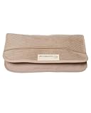 ULLENBOOM Windeltasche für unterwegs, Cord Sand, Made in EU - Wickeltasche für bis zu 3 Windeln, Feuchttücher & weiteres Zubehör, Ideal als Wickelorganiser für den Kinderwagen
