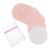 6 Stück Wiederverwendbare Stilleinlagen Waschbare Stilleinlagen 4-lagige Nursing Pads Super Saugfähig Hypoallergene Brustpads Natürliche Atmungsaktiv & Umweltfreundlich mit Wäschenetz
