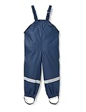 Playshoes Matschhose Regenlatzhose Ungefüttert Unisex Kinder Wind- und wasserdichte Regenhose Regenbekleidung, marine, 104