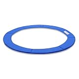 Froadp Ø244cm Trampolin Randabdeckung Reißfest Federabdeckung UV-resistent Randschutz Sicherheitsmatte Trampolinzubehör für Fitness Trampoline Blau