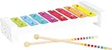 small foot Xylophone 'Sound' aus Holz, buntes Musikinstrument für Kinder, mit Notenblättern, ab 18 Monaten, 11117
