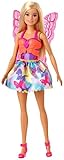 Barbie GJK40 - Dreamtopia 3-in-1 Fantasie Spielset, Puppe (blond) mit 3 Outfits und Zubehör: Fee, Meerjungfrau und Prinzessin, Spielzeug ab 3 Jahren