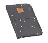LÄSSIG Baby Windeltasche mit Wickelunterlage für unterwegs/Changing Pouch Universe anthracite