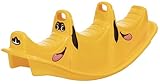 Dohany Wippe Rocker Hund Tier Schaukelwippe Kunststoff Kinder Spielzeug gelb