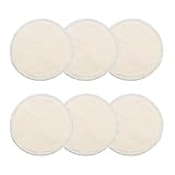 Landrain 6 Stück Wolle Seide Stilleinlagen Waschbar, Wiederverwendbar Nursing Pads