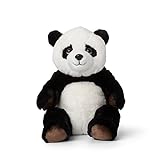 WWF ECO Plüschtier Panda (23cm), besonders Flauschige und lebensechte Plüschtierkollektion des WWF, hohe Qualitäts- und Sicherheitsstandards, auch für Babys geeignet, Mehrfarbig