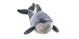 Wild Republic Cuddlekins Delfin, Stofftier, Baby-Geschenk für Mädchen und Jungen, Kinder Plüschtier, Kuscheltier Für Babys, Spielzeug aus Recyclingmaterial, 30 cm