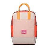 Johnny Urban Rucksack Kinder Mädchen & Jungen Rot - Junior Linus - Kinderrucksack mit Brustgurt für Kindergarten - Ab 3 Jahren - 7l - Wasserabweisend