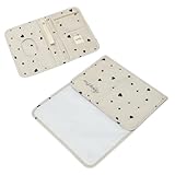 MYLIBOO® Baby Windeltasche mit Wickelunterlage für Unterwegs, Wickeltasche Organizer,Baby Must Have, Praktisch, Stilvoll, Abwaschbar, Wasserabweisend, Hygienisch, für unterwegs (Beige)