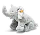 Steiff 242656 Floppy Trampili Elefant, 20cm, Gray Violet, Plüschtier liegend
